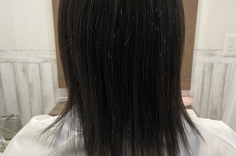 話題の プルエクステ Before After 80本 No 1